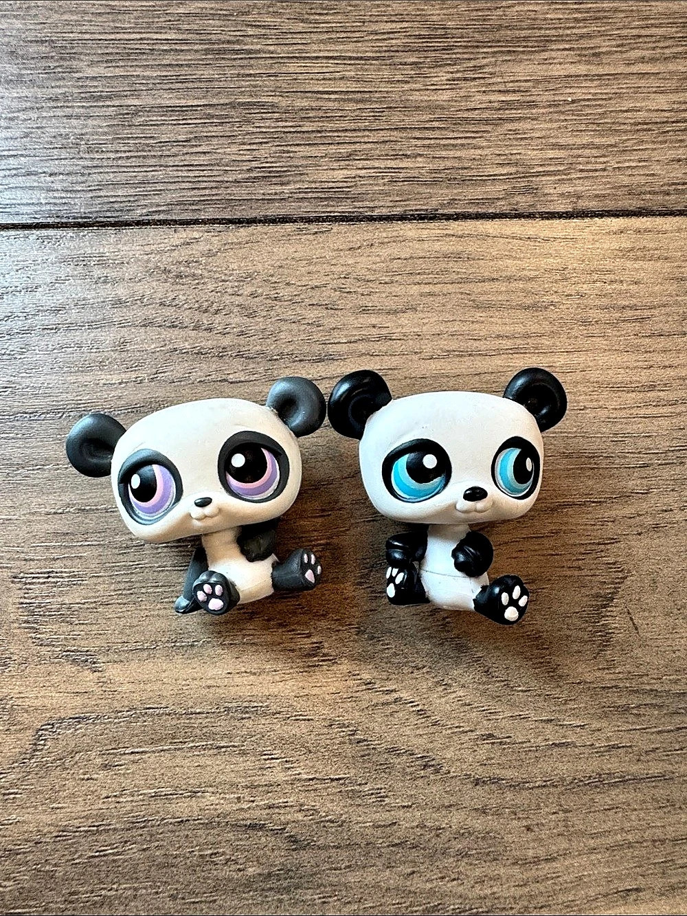 Hasbro Littlest Pet Shop Panda #89 and #90 Figures Set of 2